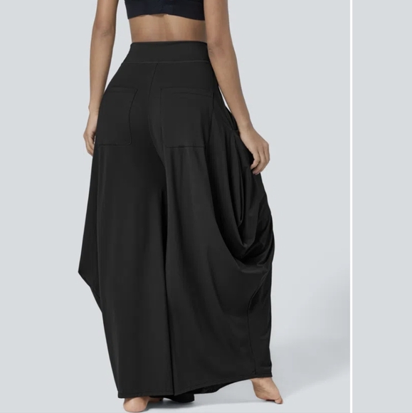 HALARA Black Wide Leg Pants - Picture 3 of 10